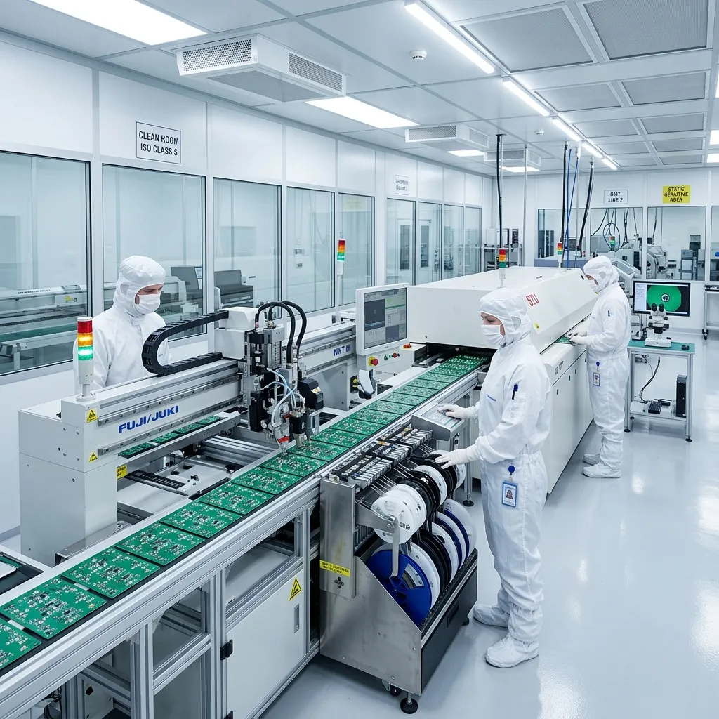 无尘 SMT 车间